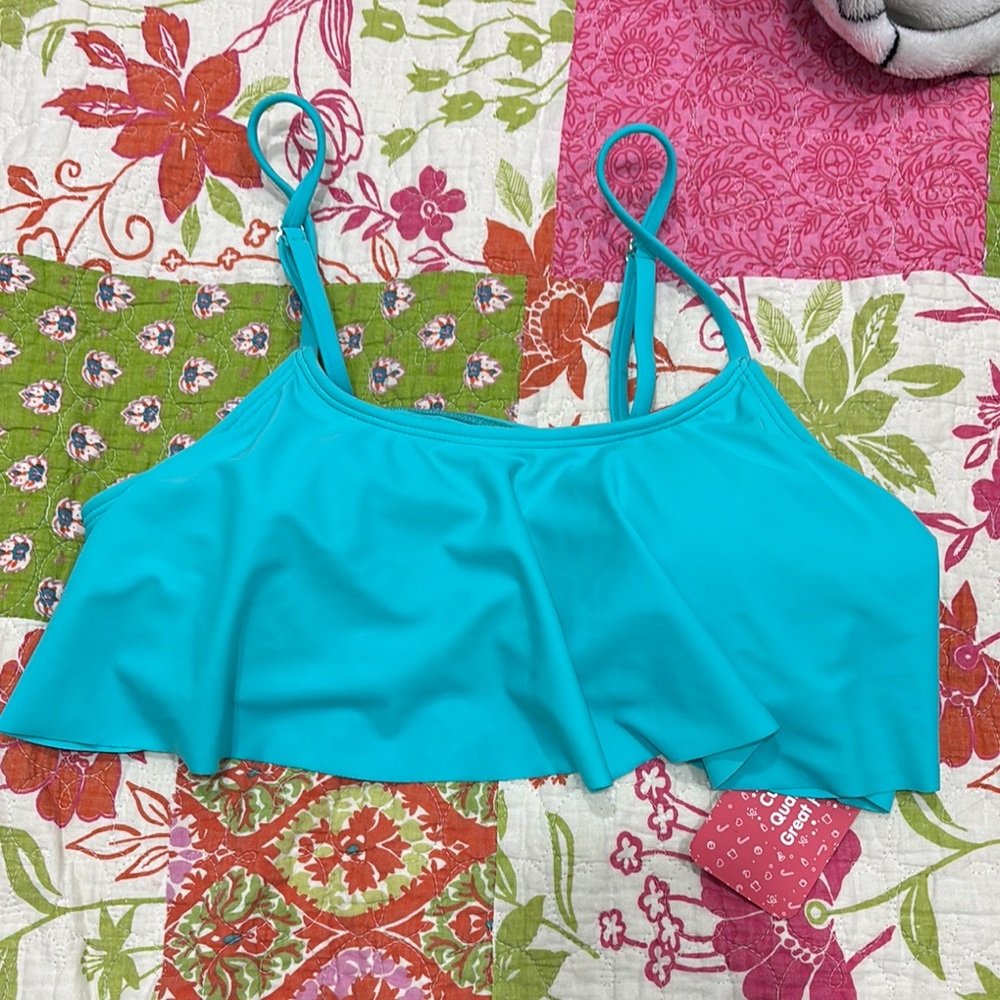 PatPat Turquoise Bikini Top